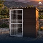 کانکس حیوانات 2 متری مشکی